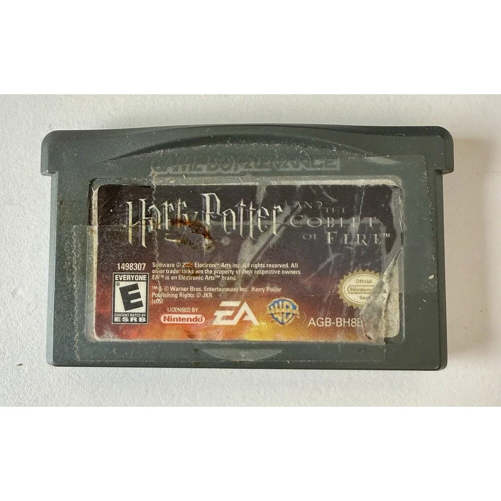 Harry Potter and the Goblet of Fire Nintendo Game Boy Advance GBA Cartridge